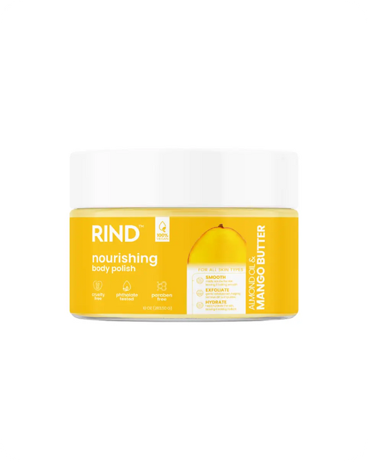 Rind Body Polish Nourishing Almond Oil & Mango Butter 10oz/283g product image