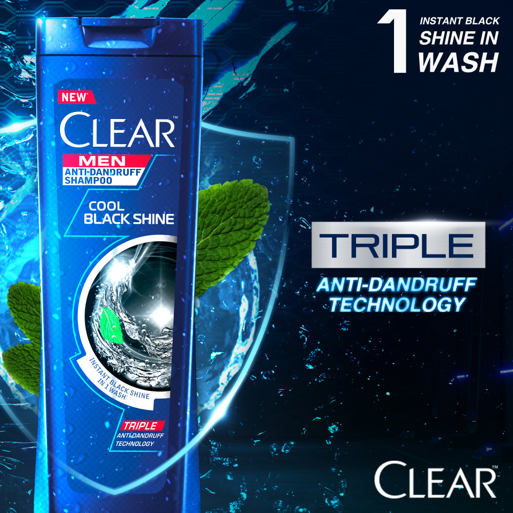 Clear Shampoo Black Shine 185ml product image 4