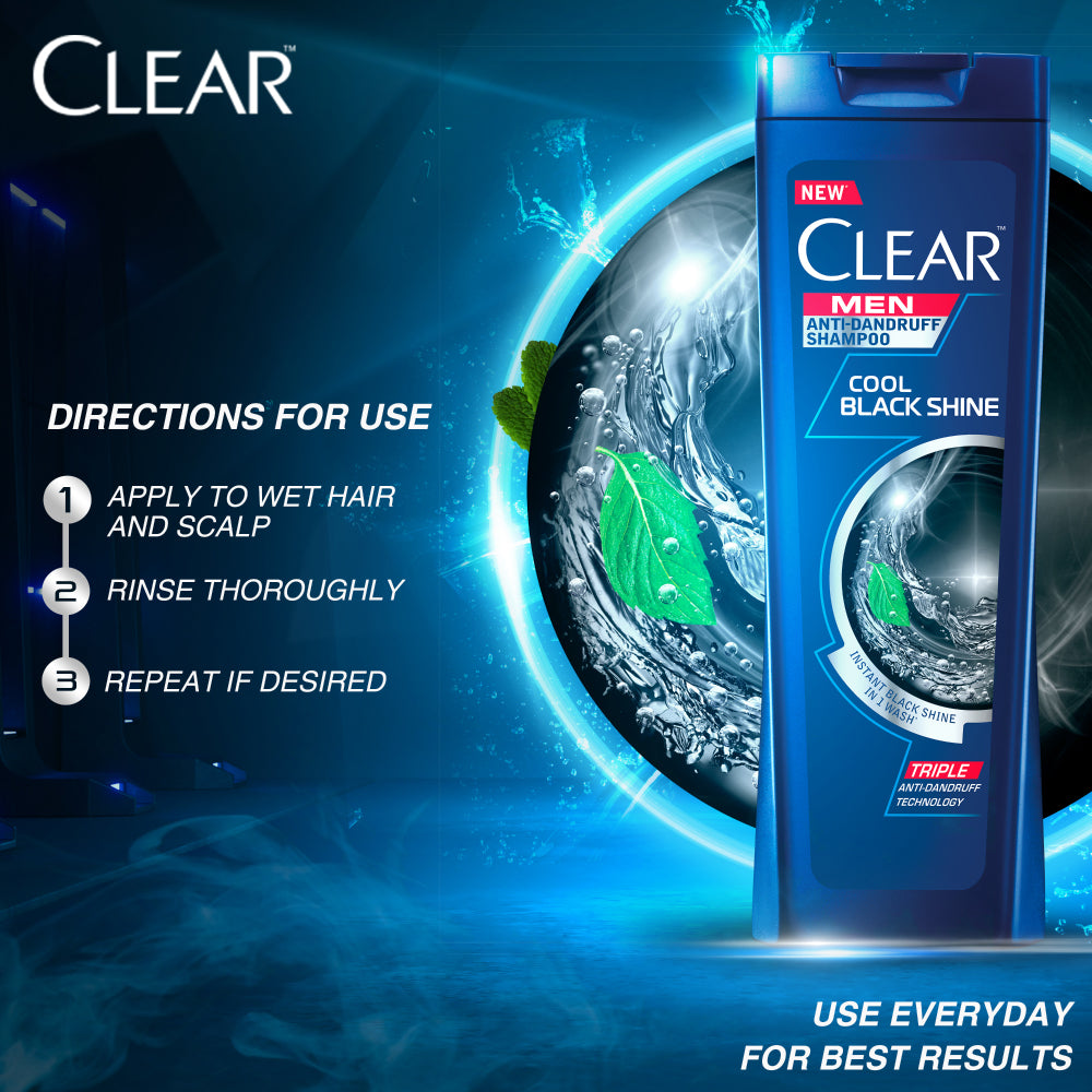 Clear Shampoo Black Shine 185ml product image 5