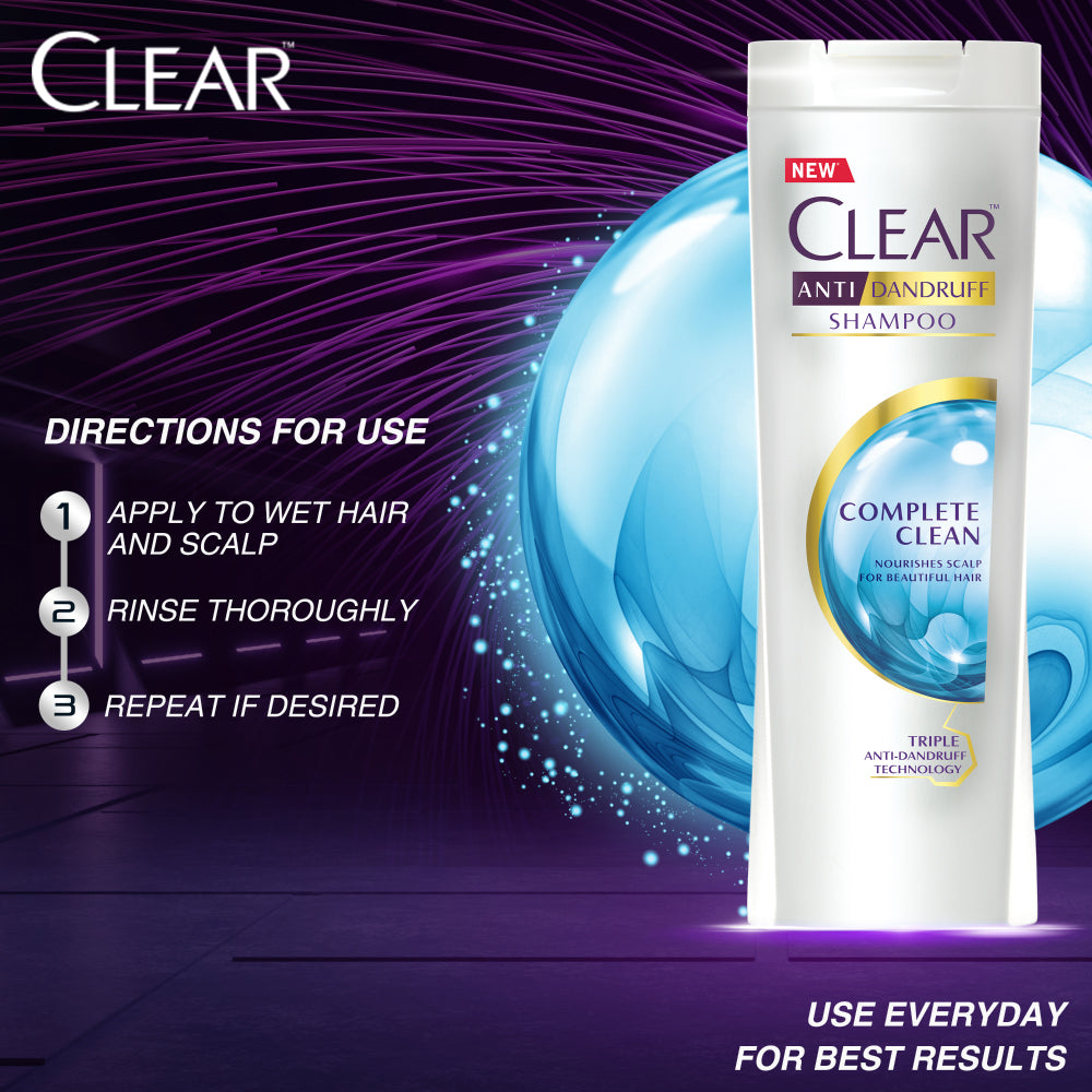 Clear Shampoo Complete Clean 185ml product image 5